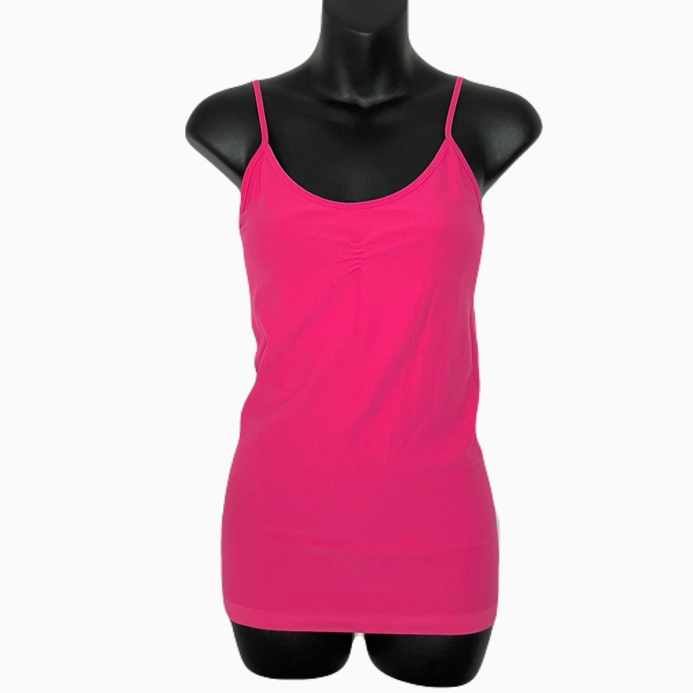 Hot Pink Women's Ruched Front Camisole